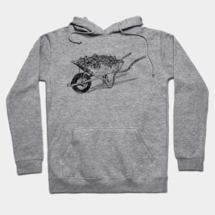 Wheelbarrow image Hoodie